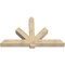 Ekena Millwork Kennewick Rough Sawn Timber Gable Bracket, Douglas Fir, 72"W x 45"H x 6"D x 6"F, 15/12 Pitch GBW072X45X0606KEN00RDF - alternate 3
